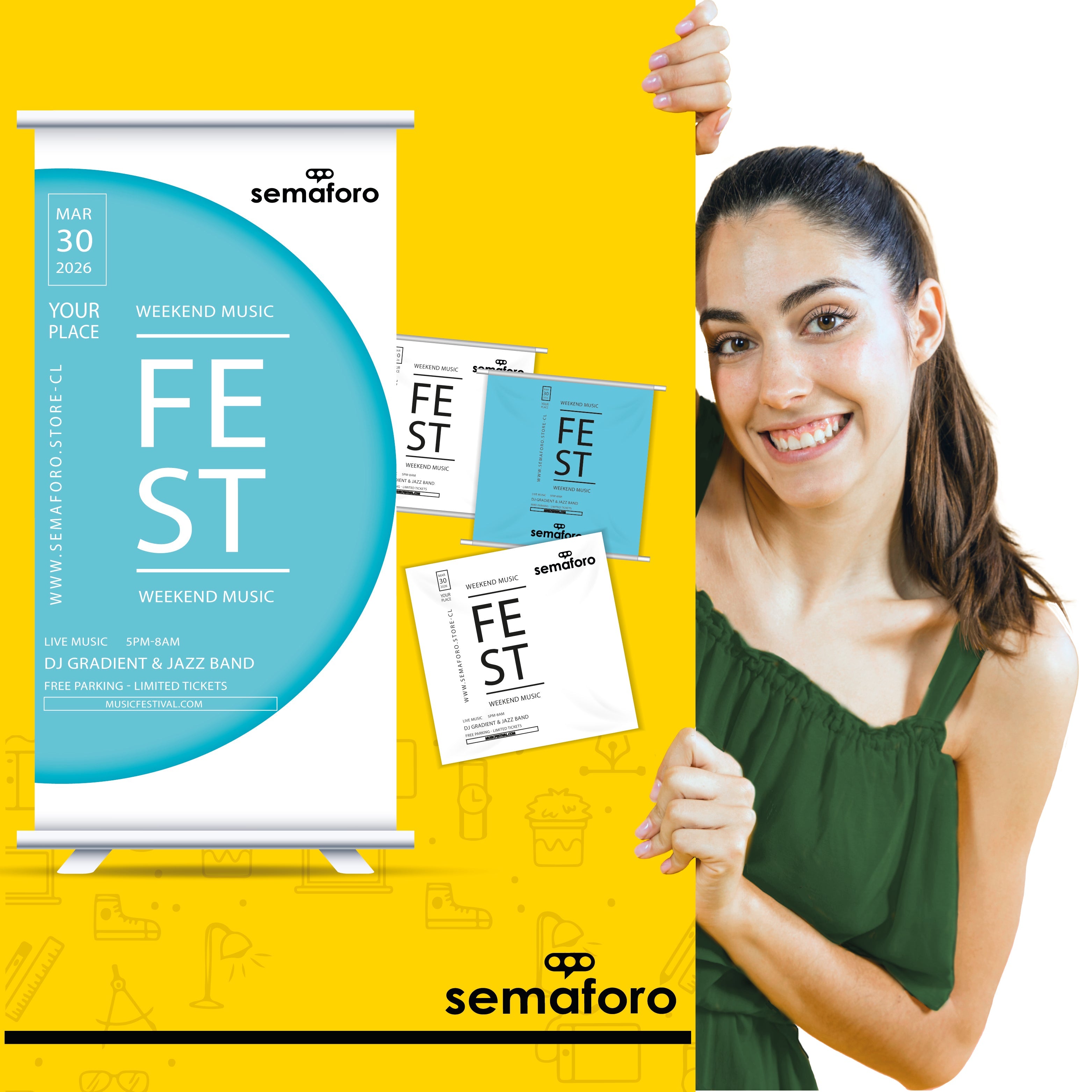 Pendones / Roller / Colgantes