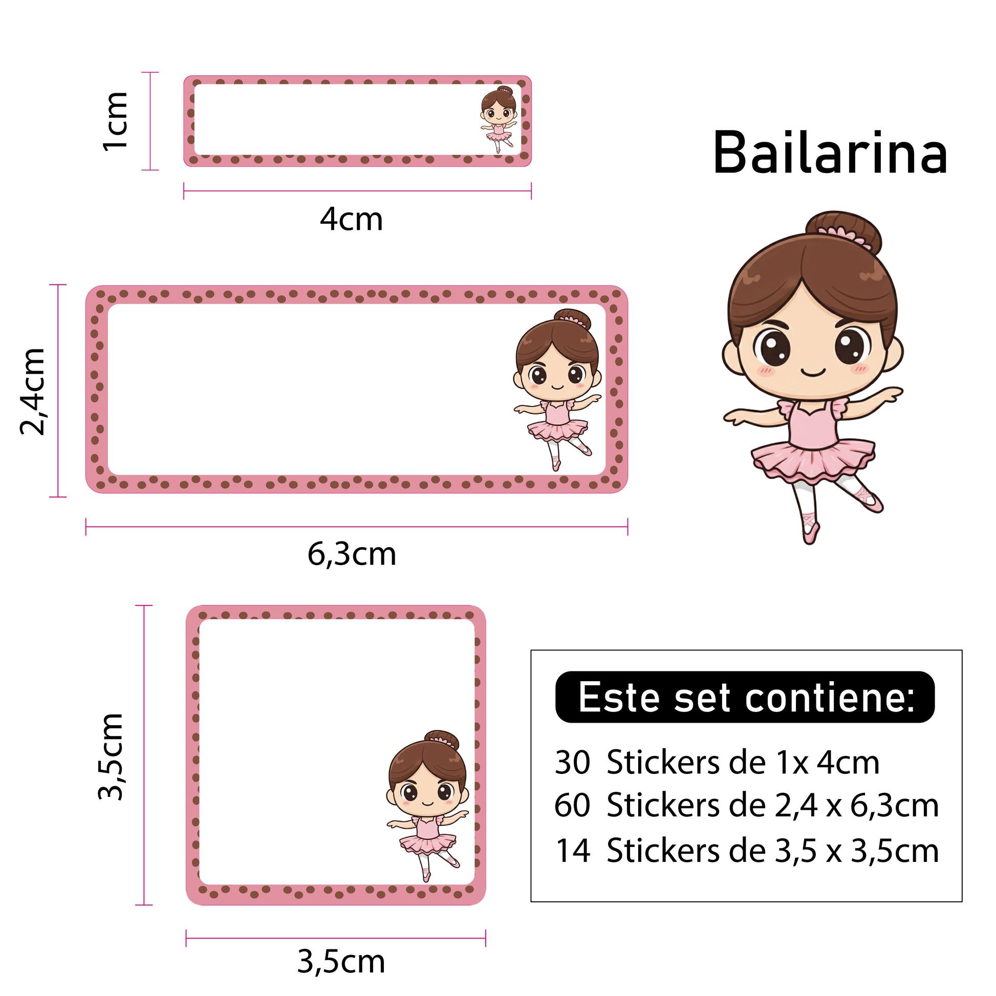 Pack de Stickers Escolar