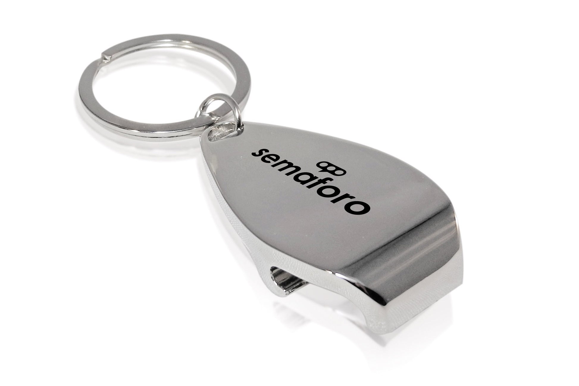 LLAVERO METÁLICO CON ABREBOTELLAS