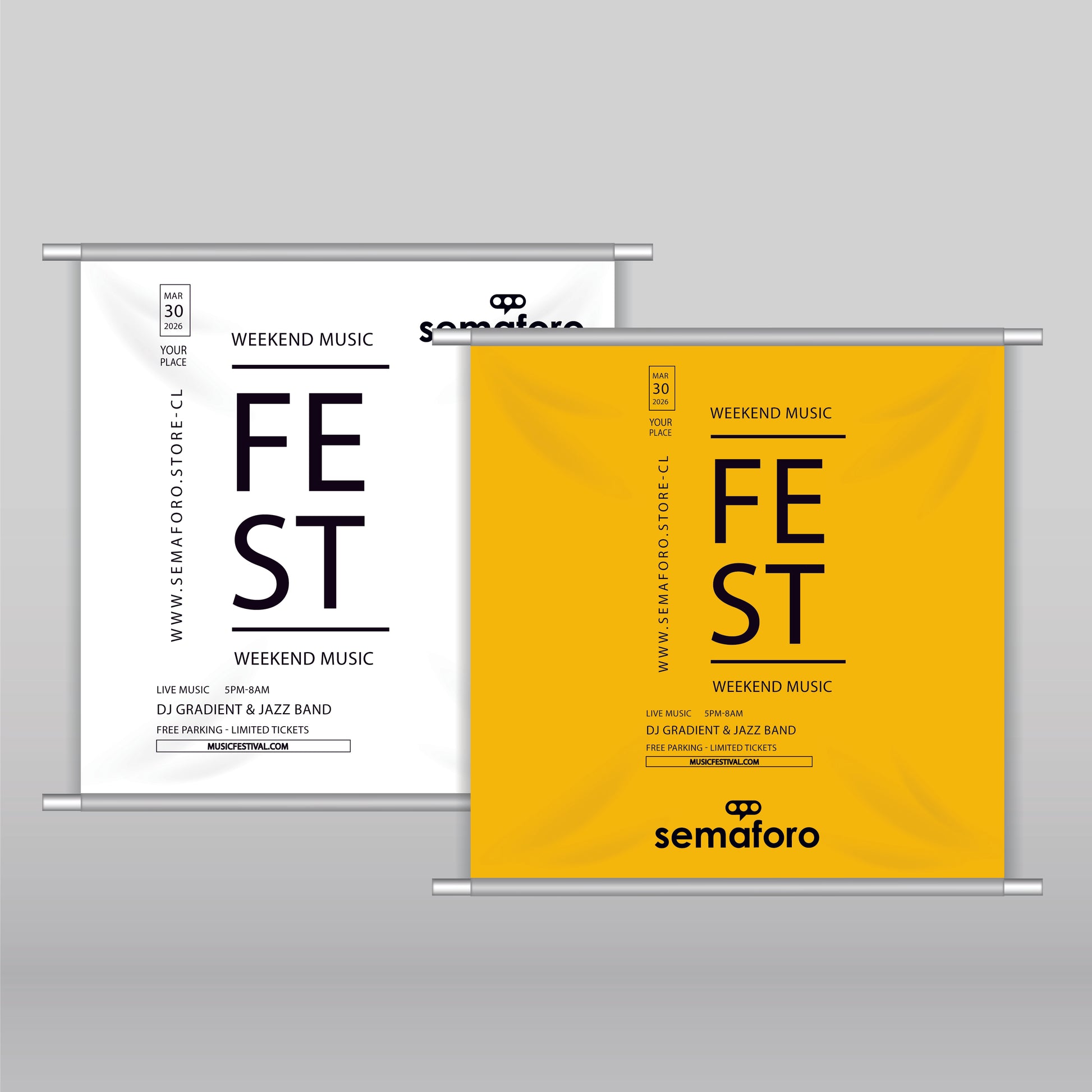 Pendón Colgante Pack Promocional